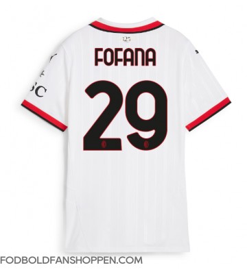AC Milan Youssouf Fofana #29 Udebanetrøje Dame 2024-25 Kortærmet
